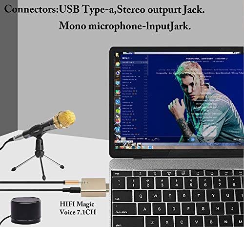 zdyCGTime 5.1 USB Stereo Ses Kartı,USB 2.0-3.5 mm 3D Ses Ses Kartı Adaptörü,USB-A Ses Adaptörü,3.5 mm Ses ve Mikrofon Bağlantı