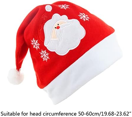 RTUGOVT Sıcak Kap-Unisex noel baba şapkası Elk noel baba şapkası Noel Santa Kardan Adam Şapka Noel Kap Cadılar Bayramı Noel