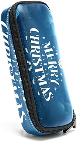 WARMFM Merry Christmas Tatil Kalem Kılıfı Kozmetik Çantaları Kalem Kutusu Sanat ve Ofis Malzemeleri için