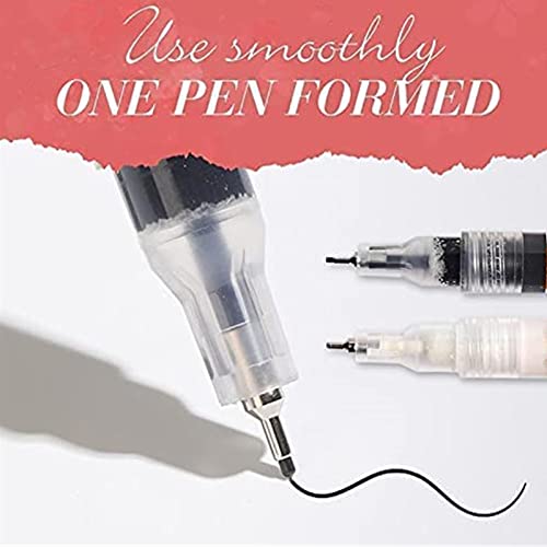 1/4 Pcs Nail Art resim kalemi Akrilik Boya Graffiti Kalem Hızlı Kuru 1mm İpucu DIY Tırnak Güzellik Aracı Tırnak Kalemler için
