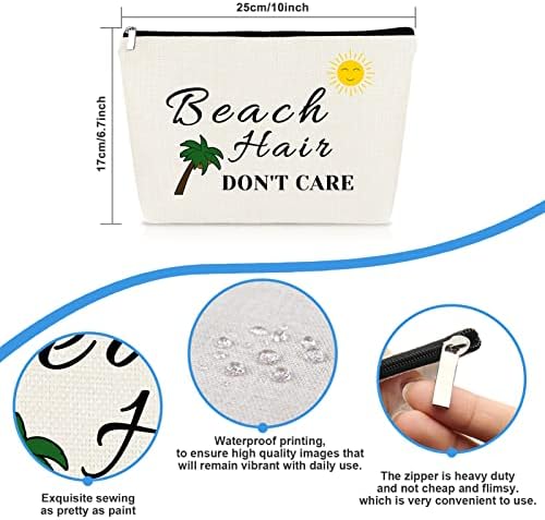 Plaj Sevgilisi Hediye Makyaj Çantaları Plaj Kozmetik Çantaları Kadınlar için Plaj Hediyeleri Doğum Günü Plaj Temalı Hediyeler