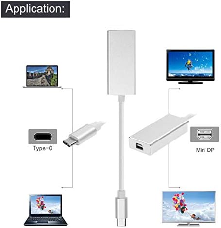 CY USB-C USB 3.1 Tip C Mini DisplayPort DP 1080 p HDTV Adaptör Kablosu ile Altın Alüminyum Kasa için 2015 Yeni 12 İnç
