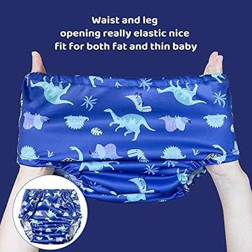 BİSENKİD Kauçuk Yüzmek Bezi Kapak için Plastik Pantolon İyi Elastik Plastik Bezi Kapakları için Plastik İç Çamaşırı için Toddlers