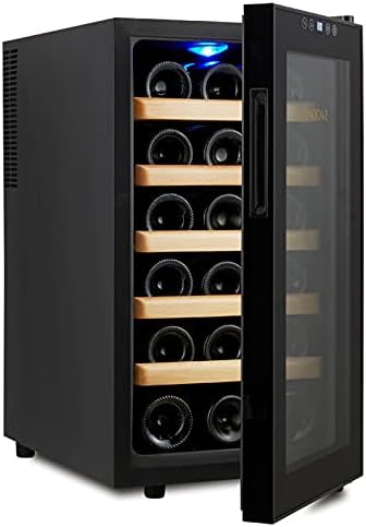 Şarap soğutucu sabit sıcaklık şarap soğutucu ev 18-şişe buzdolabı hızlı soğutma düşük gürültü şarap soğutucu profesyonel kompresör