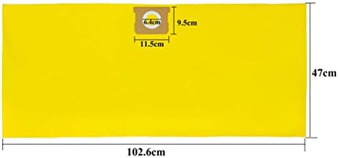 Tomkity 6 Paket Tipi J 90673 Yüksek Verimli Toplama Filtre Torbası Shop Vac 15 ila 22 Galon Vakum ile Uyumlu
