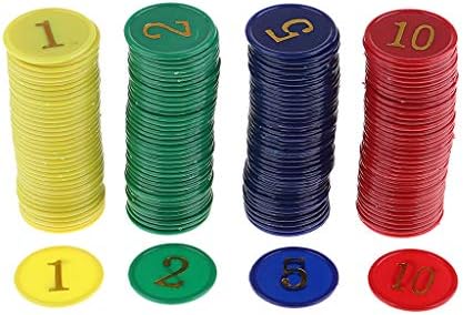 LoveınDIY 160 / set Masa Oyunu Aksesuarı Casino Poker Mahjong için Plastik Bahis Çipleri