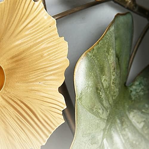 JYDQM Demir 3D Çiçek Duvar Dekorasyon Yaratıcı Retro Oturma Odası Kanepe Arka Plan Dekorasyon El Yapımı Odası Dekor