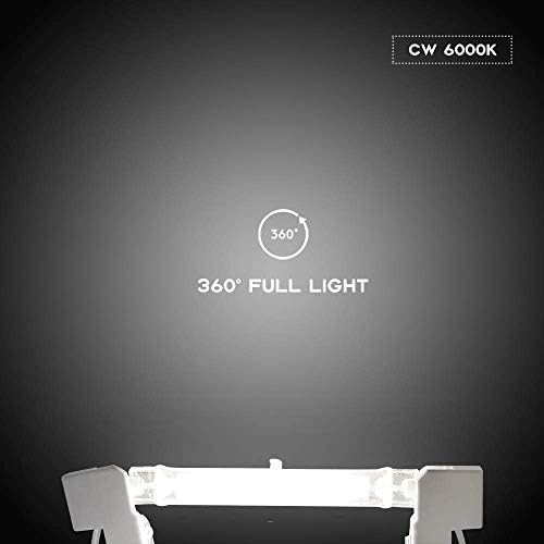 ACXLONG 10 W R7s LED Ampul 78mm COB Filament Soğuk Beyaz 6000 K 110 V / 220 V Çift Uçlu Taban J78 Lineer floresan lamba ampuller