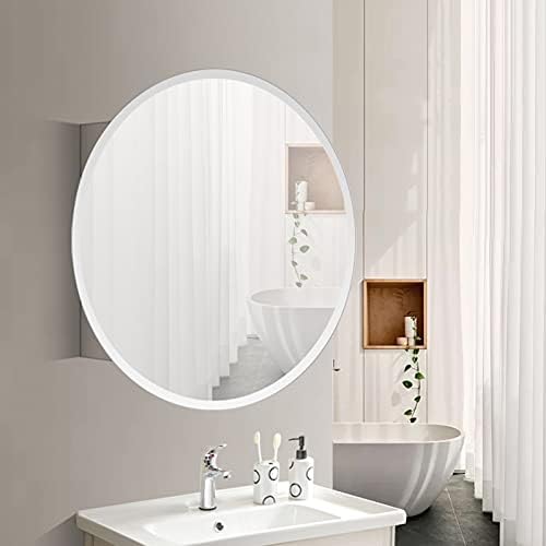 SXFYWYM banyo aynalı dolap Yuvarlak Ayna raflı Duvara Monte Banyo depolama dolabı Paslanmaz Çelik Su Geçirmez tuvalet aynalı