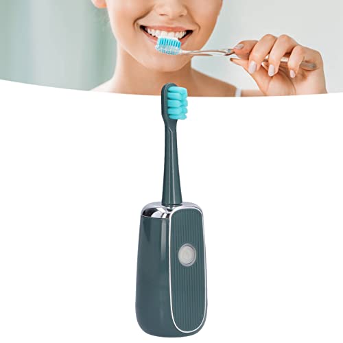 Powered Diş Fırçası, Diş Fırçası U Şekilli Asılabilir USB Şarj Kutusu ile Yetişkinler için Çocuklar için(yeşil)