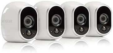 Arlo-Kablosuz Ev Güvenlik Kamera Sistemi ile Hareket Algılama / Gece görüş, Kapalı / Açık, HD Video, Duvar Montaj / Bulut Depolama
