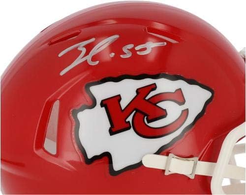 Frank Clark Kansas City Chiefs İmzalı Riddell Super Bowl LIV Şampiyonlar Hız Mini Kask-İmzalı NFL Mini Kasklar