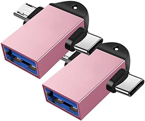 Sonzoll 2 in 1 Tip C mikro USB 3.0 OTG Adaptör Dönüştürücü, Veri Senkronizasyonu için Kullanılır, OTG Dönüştürücü Medya TV
