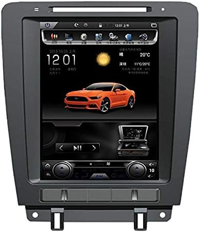 12.1 Quadcore Araba DVD Oynatıcı 1280x800 Tesla Tarzı Dikey Ekran 32 GB ROM Stereo GPS Navigasyon DVD Ford Mustang 2010-2014