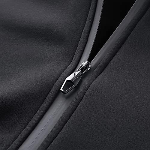 GYZX Kış Üç Parçalı Takım Eğilim Sıcak Tutmak Gevşek erkek Rahat Tişörtü Spor Takım Elbise Elbise (Renk: Siyah, Boyutu: 3XL