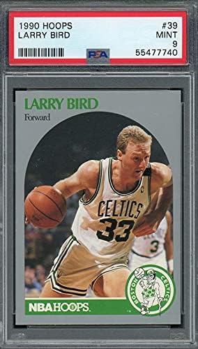 Larry Bird 1990 Çemberler Basketbol Kartı 39 Dereceli PSA 9