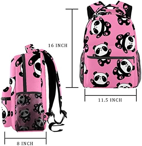 Unisex Delayer seyahat sırt çantası Karikatür panda erkekler ve kadınlar moda açık dizüstü sırt çantası erkek ve kız sırt çantaları