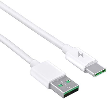 PK Güç 3.3 ft Beyaz 5A Hızlı USB-C Tipi-C Şarj şarj kablosu kablosu ıçin Huawei Nova Onur 8 9 V9 Güç Veri senkronizasyon kablosu