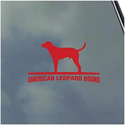 Amerikan Leopar Hound Vinil Sticker Çıkartma Köpek Best Friend AKC Aşk