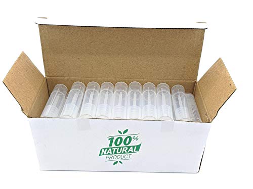 Doğal Dudak balsamı Tüpleri, BPA İçermez, Gıda Sınıfı (50'li Paket)