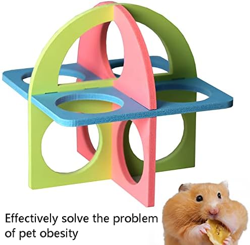 RUIYELE Hamster Oyuncak Küçük Hayvanlar Oyuncak Tünel Renkli Kobay Oyuncak Labirent Pet Spor Egzersiz Oyuncak evcil hayvan