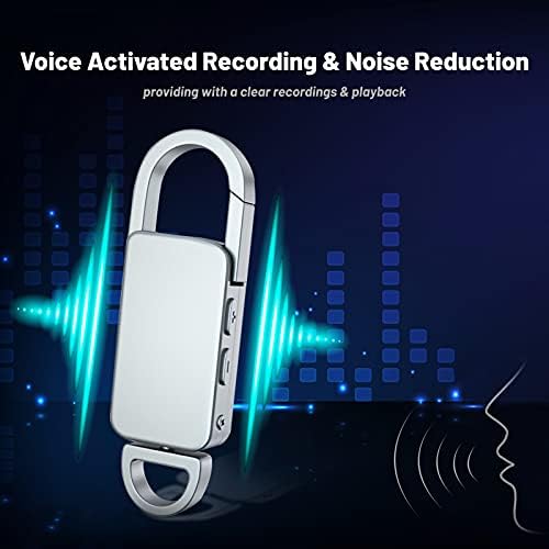 64GB Ses Kaydedici-Gürültü Azaltma Özelliğine Sahip Seanme Dijital Ses Kayıt Cihazı, Konferans / Görüşme / Toplantı için Metal