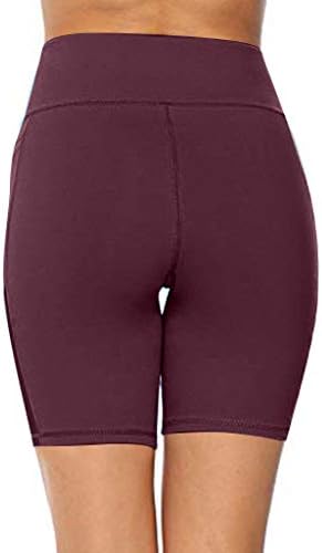 Kadın Yoga Kısa Pantolon Yüksek Bel Vücut Şekillendirme Karın Kontrol Zayıflama Butt Lift Egzersiz Koşu Sweatpant Tayt