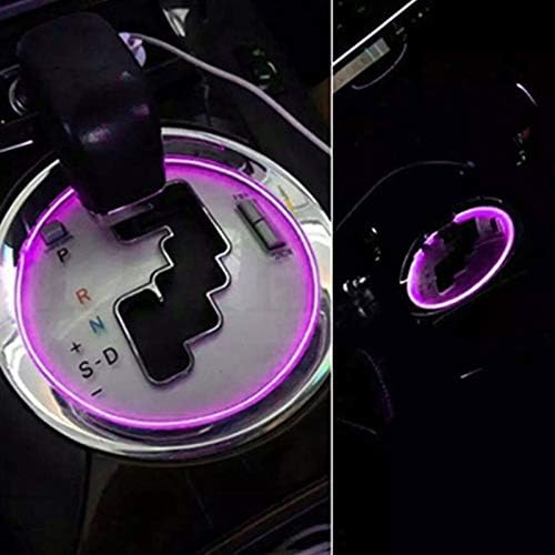 Aramox araba LED şerit ışık, evrensel 3 metre araç iç aydınlatma oto LED şerit puro çakmağı sürüş tel tüp Neon ışık (mor)