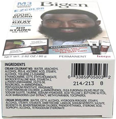 Erkekler için Bigen EZ Rengi En Koyu Kahverengi Kit (6'lı Paket)