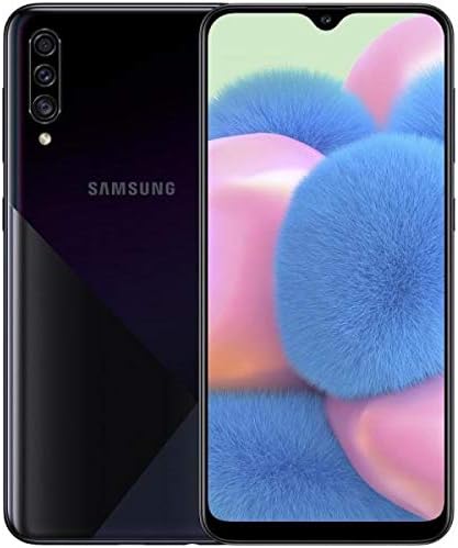 Samsung Galaxy A30S A307G 64GB Unlocked GSM Çift SIM Telefon w/Üçlü (25MP + 8MP + 5MP) Kamera-Prizma Crush Siyah