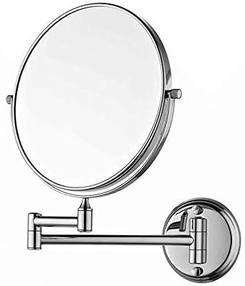 Nhlzj XİAOQİANG 8 İnç Ayna Banyo Katlanır Makyaj Aynası Banyo Donanım Kolye (Renk: B)