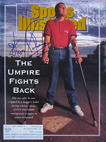 Steve Palermo Major League Baseball HAKEM imzalı Sports Illustrated dergisi 7/6/92