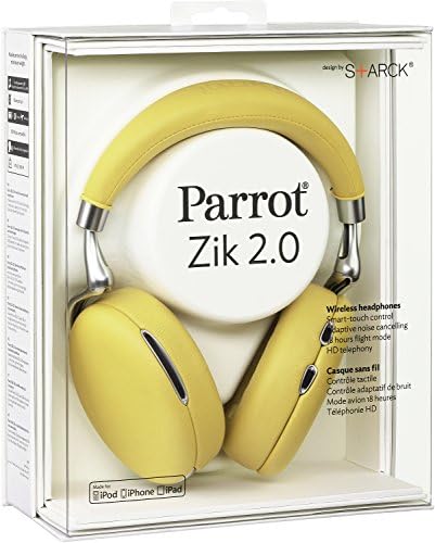 Parrot Zik 2.0 Kablosuz Gürültü Önleyici Kulaklıklar (Sarı)