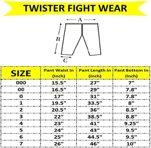 Twister Karate/Taekwondo Pantolon orta ağırlık 8oz Eğitim için Güçlü Çift Dikiş Her Yerinde
