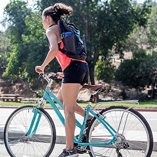 sixthreezero Pave n 'Trail kadın 7-Speed Hibrid Bisiklet, 700c Tekerlekler / 17 Çerçeve, Nane Yeşil Kahverengi Koltuk ve Sapları