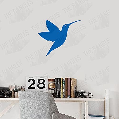BİLEZİK Sinek Kuşları Kuş Sinek Hayvan 17 (Masmavi Mavi) (2 Set) Premium Su Geçirmez Vinil süslü çıkartmalar dizüstü telefon