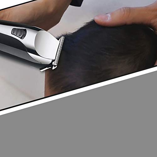 Akülü Saç Kesme Erkekler Şarj Edilebilir 12 pcs Yakın Kesme T-Bıçak Düzeltici Elektrikli Saç Kesme Sıfır Boşluklu Detay Sakal