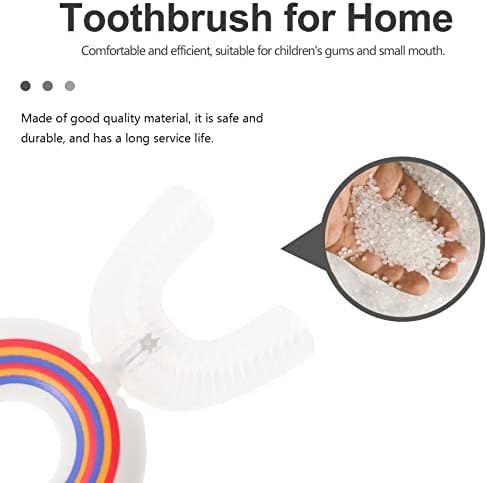 Sağlıklı 4 Adet Çocuk U - Şekilli Diş Fırçası Çocuklar Manuel Eğitim Diş Fırçası Güzel Diş Fırçası