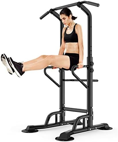 GXDHOME Fitness ekipmanları Ayarlanabilir Dip İstasyonu Pull up Bar Güç Kulesi Spor Ekipmanları Çekirdek Spor Ev Fitness