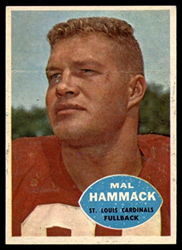 1960 Topps 104 Mal Hammack St. Louis Cardinals NFL Futbol Kartı (RC-Çaylak Kartı) VG / EX Çok İyi / Mükemmel