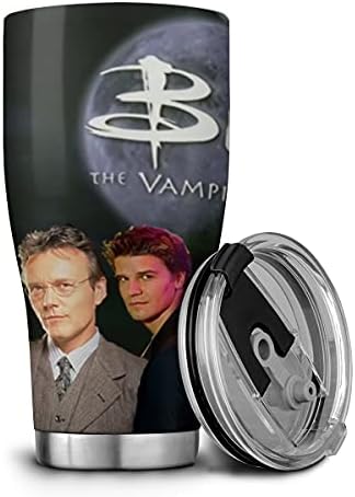 Bardak Buffy termos kupa Yalıtımlı Şişe Vampir Seyahat Kupa S L A Y E R çay Bardağı Kahve Kupa 20 oz 30 oz Paslanmaz Çelik