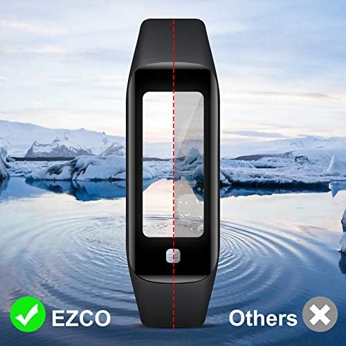 EZCO 3-Pack Ekran Koruyucu Samsung Galaxy Fit 2 ile Uyumlu, su geçirmez 3D Tam Kapsama Ekran Koruyucu Galaxy Fit 2 Smartwatch