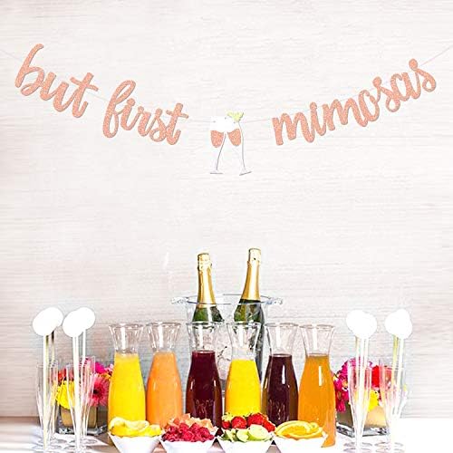 Mimoza Bar Burcu Ama Ilk Mimozalar Banner Boho Çiçek Gelin Duş Süslemeleri Gül Altın Bebek Duş Mezuniyet Dekor Yaz Brunch Kabarcıklı
