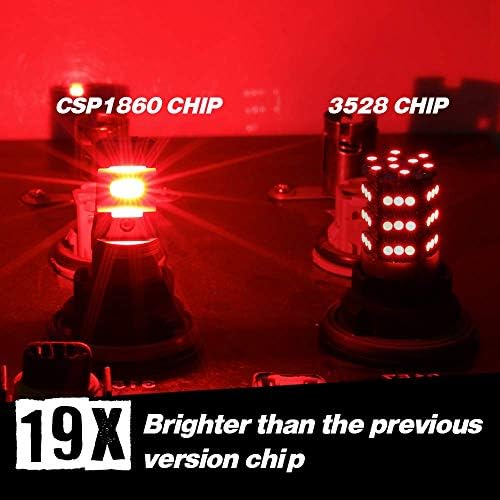 7443/7444 LED Ampuller Kırmızı, Fren/Kuyruk Lambaları, Flaşör lambaları, Dönüş Sinyali/Park veya Koşu lambaları için Ultra