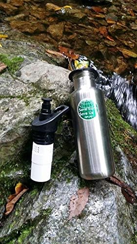 RİPURİ Klasik 27 oz Filtre şişe su şişesi paslanmaz çelik Kamp Yürüyüş Sırt Çantası Açık Acil Fil