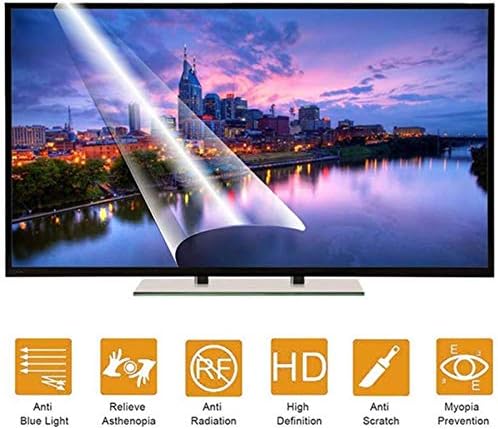 ZWYSL TV Ekran Koruyucu. 32-75 inç Monitör için Parlama Önleyici Çizilmez, LCD, LED, 4K OLED ve QLED HDTV Ekranlar için Anti