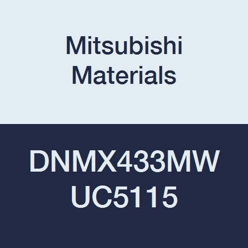 Mitsubishi Malzemeleri DNMX433MW UC5115 CVD Kaplamalı Karbür Delikli DN Tipi Negatif Tornalama Ucu, Eşkenar Dörtgen 55°, 0.5