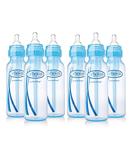 Dr. Brown'ın BPA Ücretsiz 8 Oz 3 Paket Şişe-Mavi