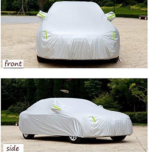 jsmhh Toyota Corolla Hibrid araba kılıfı ile Uyumlu, Kadife Streç Su Geçirmez / Güneş Koruyucu Yalıtım / UV / Antifriz Açık