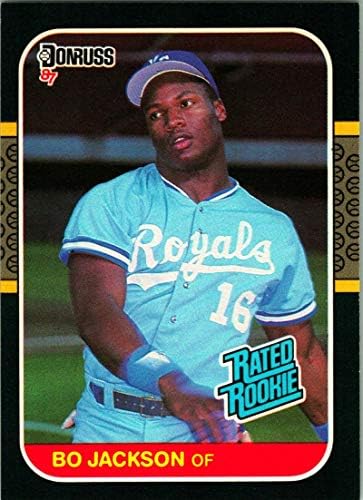 1987 Donruss 35 Bo Jackson RC Çaylak Kansas City Royals MLB Beyzbol Temel Ticaret Kartı